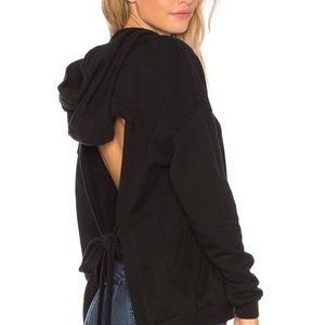 ❌S0LD❌ Lovers + Friends Open Back Tie/Hooded Sweatshirt